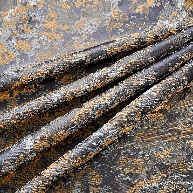 نخ ژاکارد کاتیونی گلدار-پارچه های رنگی پرده